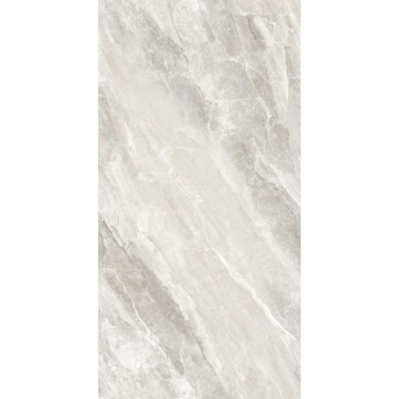 Refined Grey Marble Look Porcelain Tile 600X1200mm Glazed Grey Surface for Wall and Floor Use