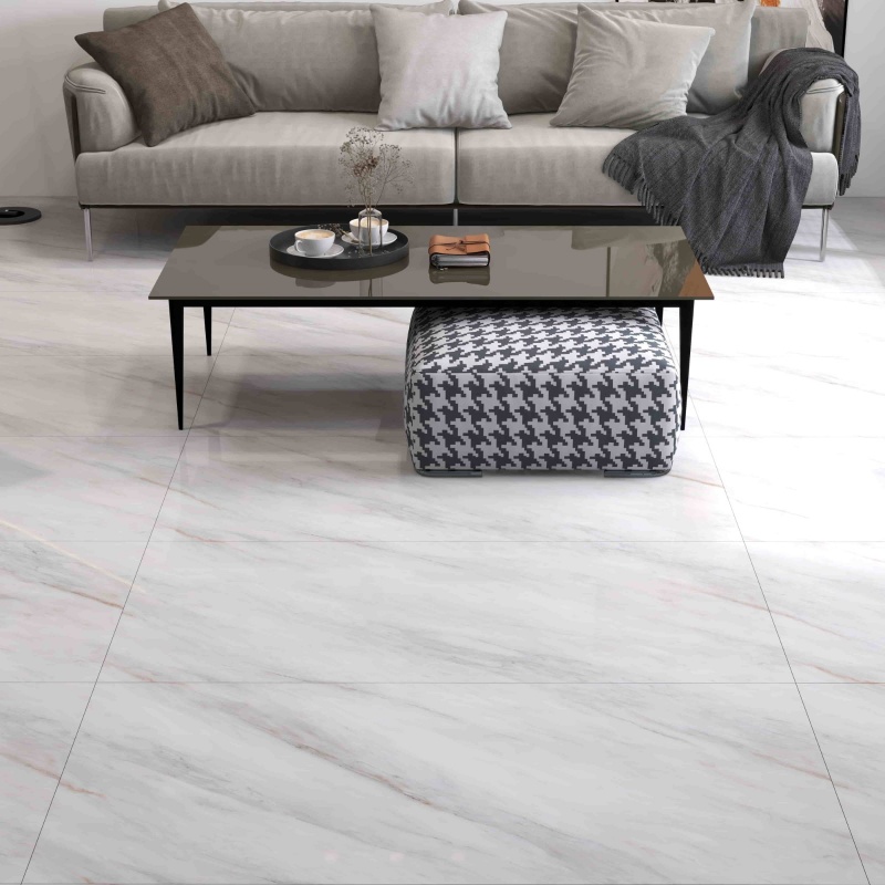 Zibo Factory Floor and Wall Micro Cement Matte Ceramic Tiles