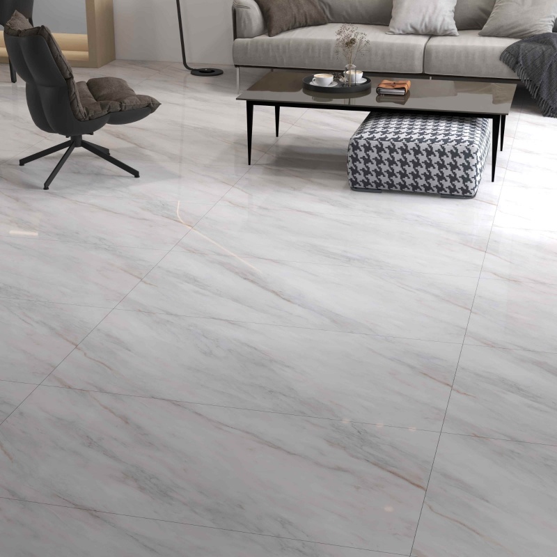 Zibo Factory Floor and Wall Micro Cement Matte Ceramic Tiles
