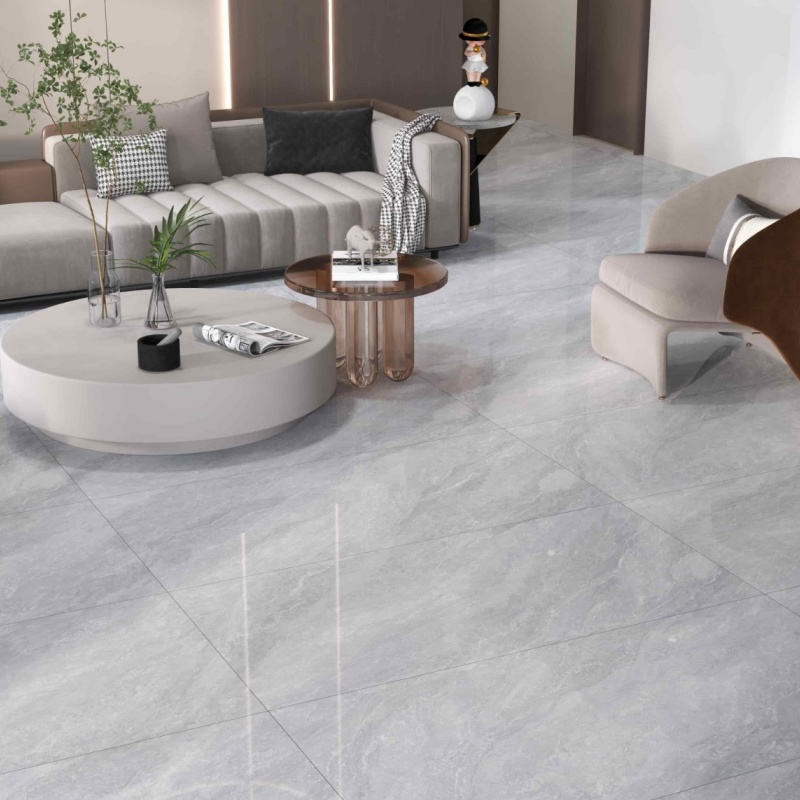 Italy Design Polished 60X120/60X60 Mable Porcelain Wall Tile Surprisingly Glossy Floor Tile Glazedcarrara White Granite Tile