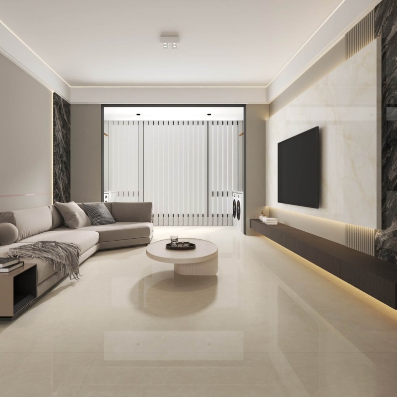 Marble Porcelain Flooring Tiles for Luxurious Home Design - 600X600mm Polished Glazed Tile