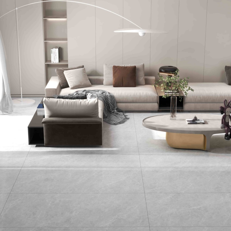 Minimalist Polished 60X120 Floor Tile Reflective Light Enhancement Feature