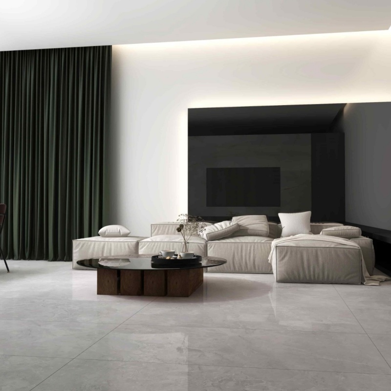Sleek Polished 60X60 Porcelain Floor Tile with Polished Surface