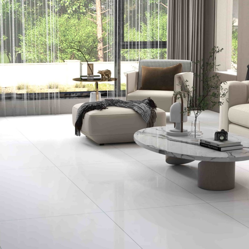 600X600 Porcelain Floor Marble Glazed Ceramic Tiles in Factory