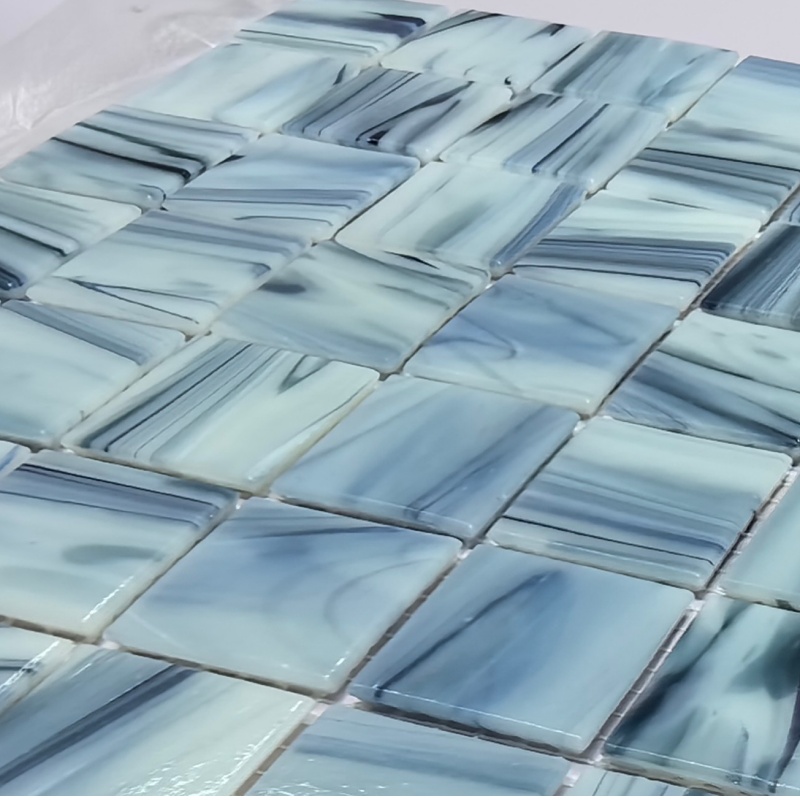 Ceiling Glass Mosaic Swimming Pool Mosaic Tiles
