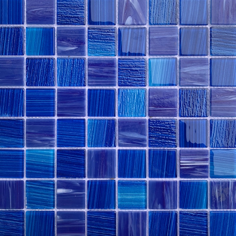 New Arrival 300X300mm Modern Mosaic Square Swimming Pool Tile Mosaic Glow in The Dark