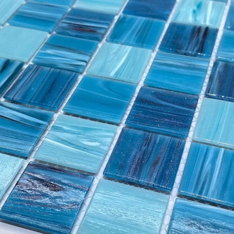 Ceiling Glass Mosaic Swimming Pool Mosaic Tiles