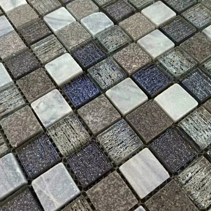Wholesale China Factory Price Ceramic Blue Square Swimming Pool Mosaic Tiles for Sale