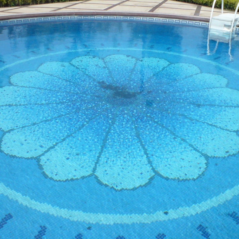 Good Quality Glass Mosaic Swimming Pool Outdoor Tile Non-Slip Glass Mosaic Tile