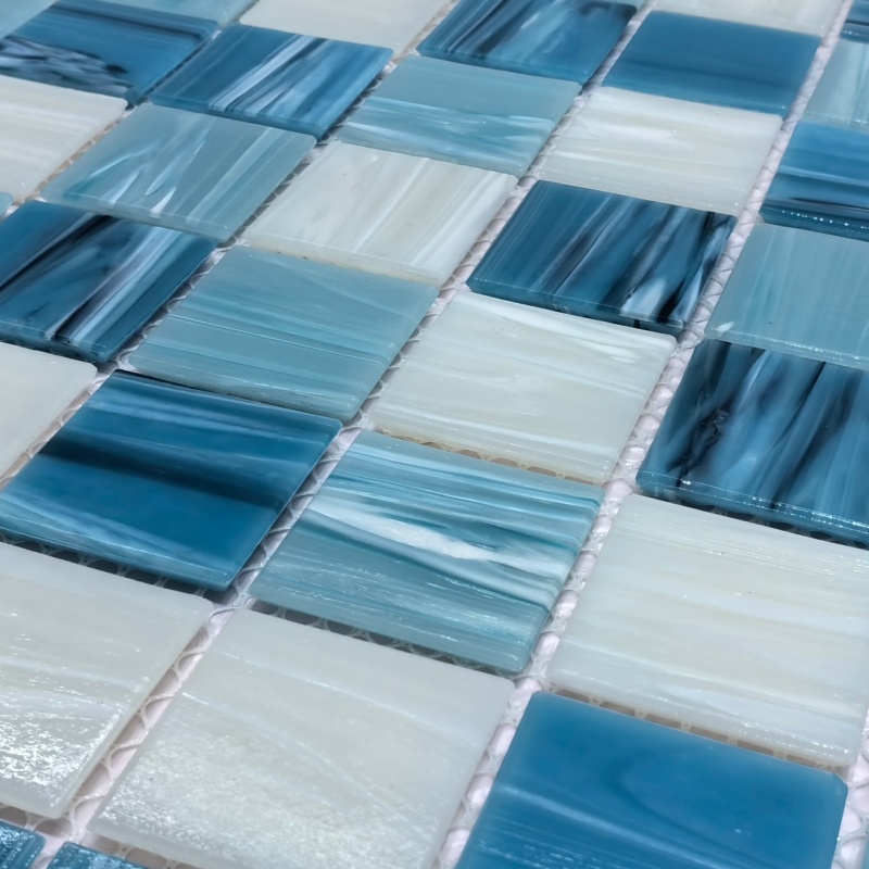 Ceiling Glass Mosaic Swimming Pool Mosaic Tiles