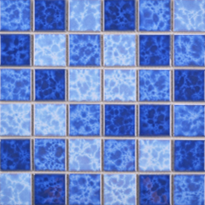 Factory Direct Sale Porcelain Strip Glossy Strip Ceramic Floor Tile Mosaic for Interior Wall Decoration Mosaic Tile