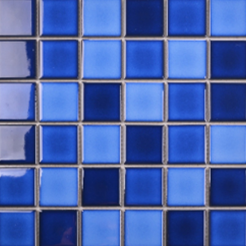 Popular Design Porcelain Glazed Strip Ceramic Back Splash Tile Mosaic with Gold for Kitchen or Bathroom Decoration