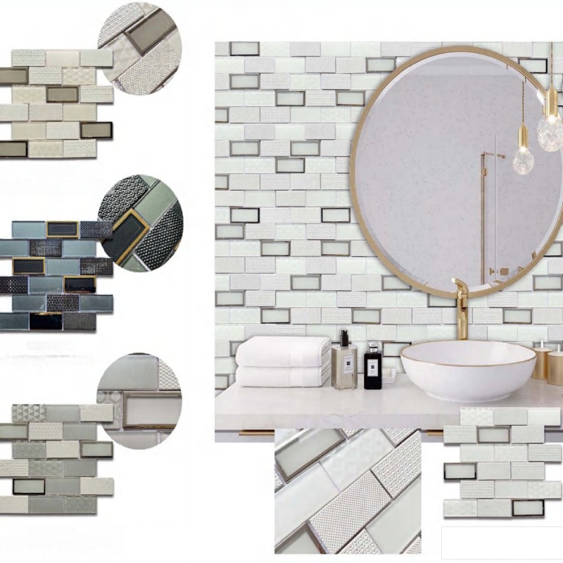 Luxurious Square Marble Mosaic Tiles for Stylish Kitchens and Bathrooms