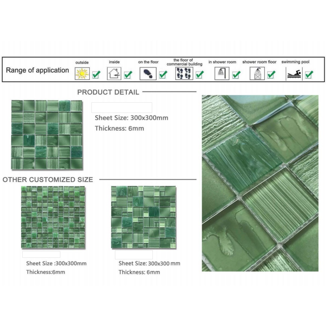 Wholesale Customization Rhombus Shape Flower Pattern Glossy Glass Mix Marble Stone Mosaic for Villa Wall