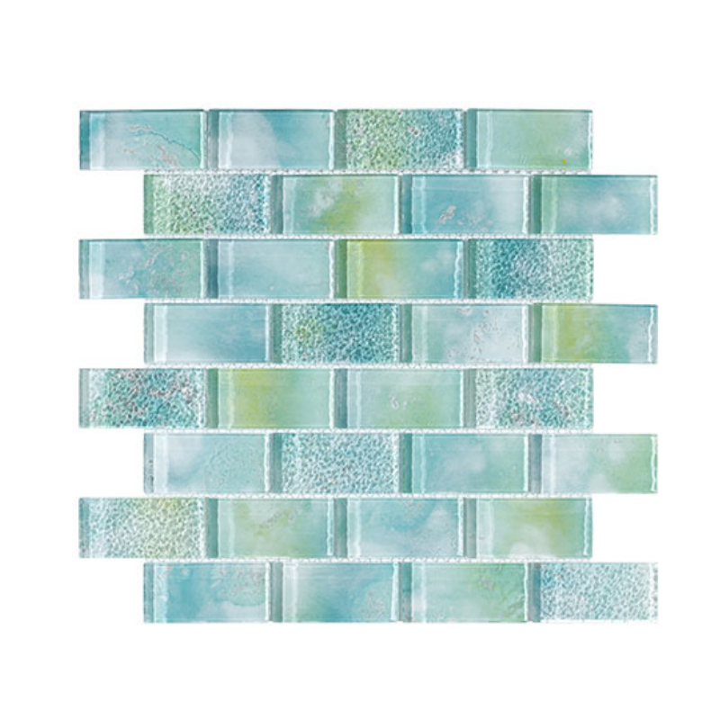 Modern Pattern Design Long Leaf Shaped Aluminum Mosaic for Bathroom & Kitchen Interior Wall Decor