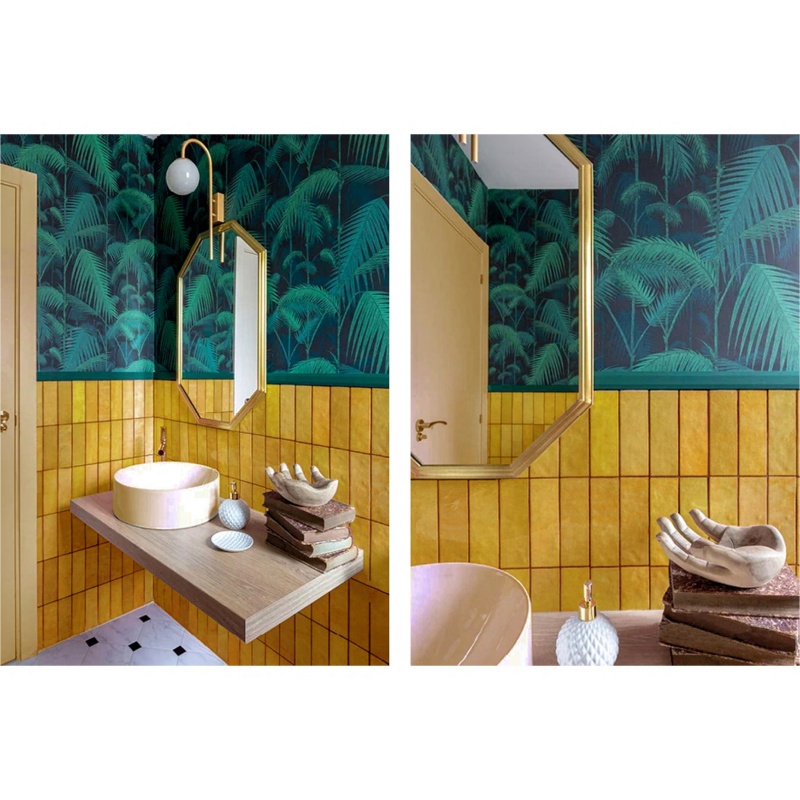 Premium Laminated Brown Glass Mosaic Tiles for Kitchen Decor