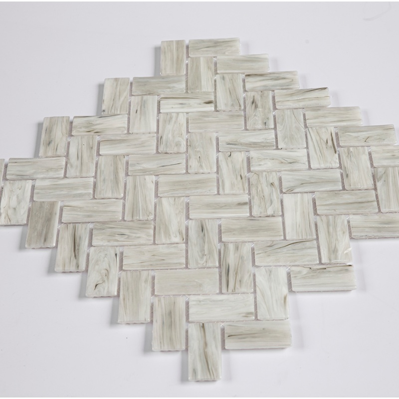 Premium White Marble Mosaic Tiles with Stunning Gold Accents