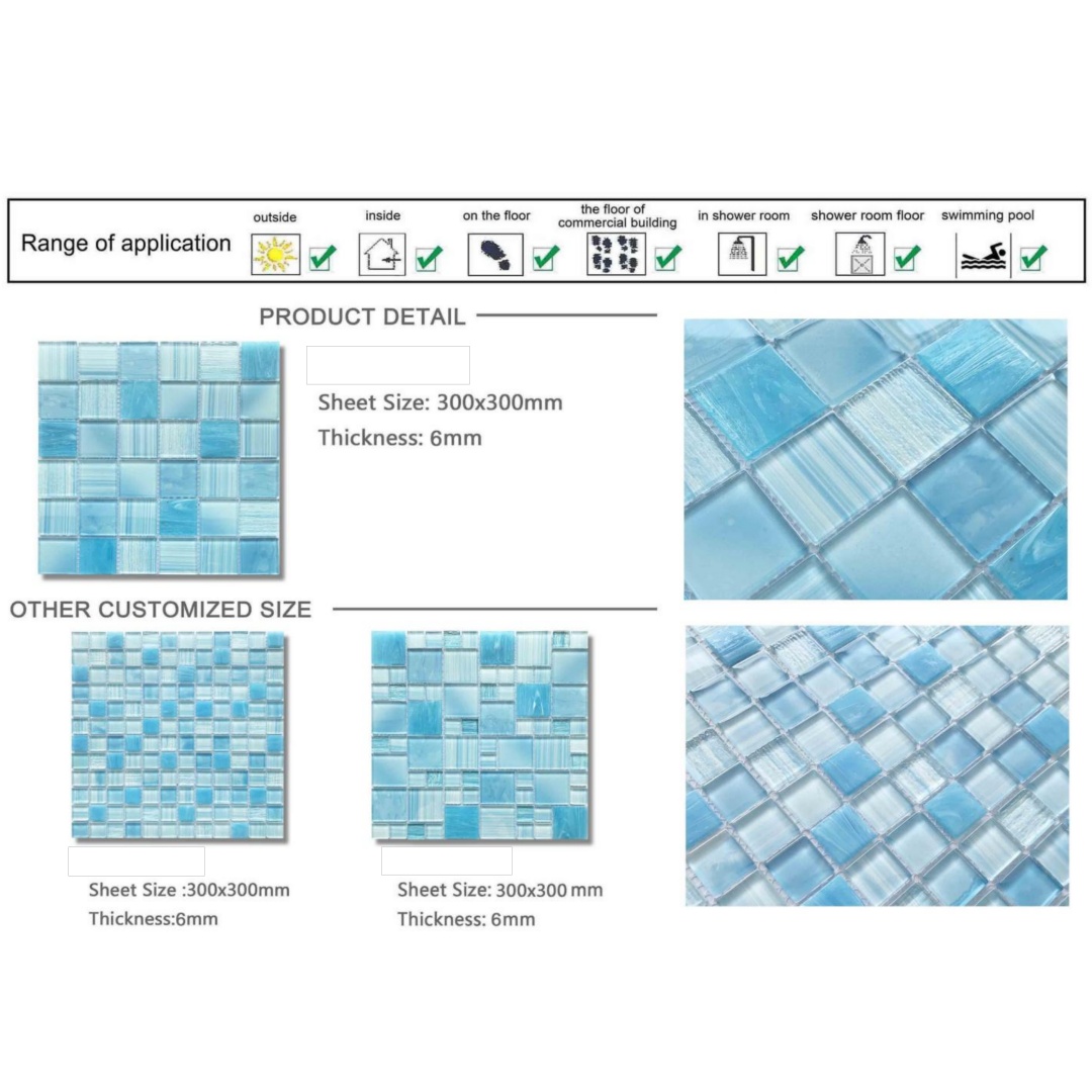 Elegant Brown Aluminum Mosaic Tiles for Coffee Shop Walls