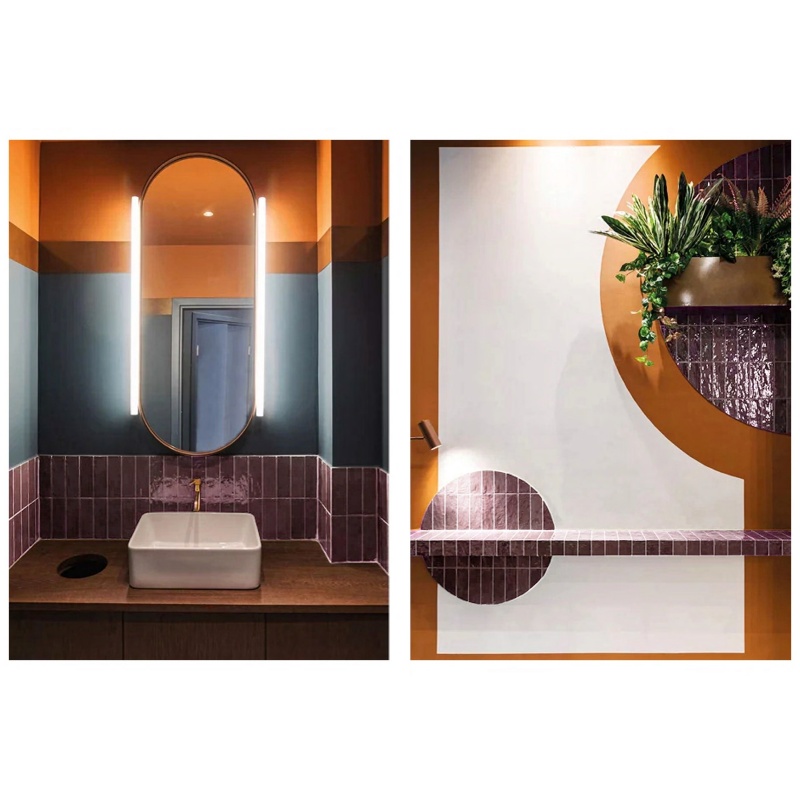 Wholesale Customization Rhombus Shape Flower Pattern Glossy Glass Mix Marble Stone Mosaic for Villa Wall