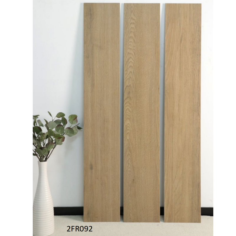 Modern 200X1200 Full Body Wooden Tiles Rectified Straight Edge Wood Look Tile for Luxury Living Room Flooring