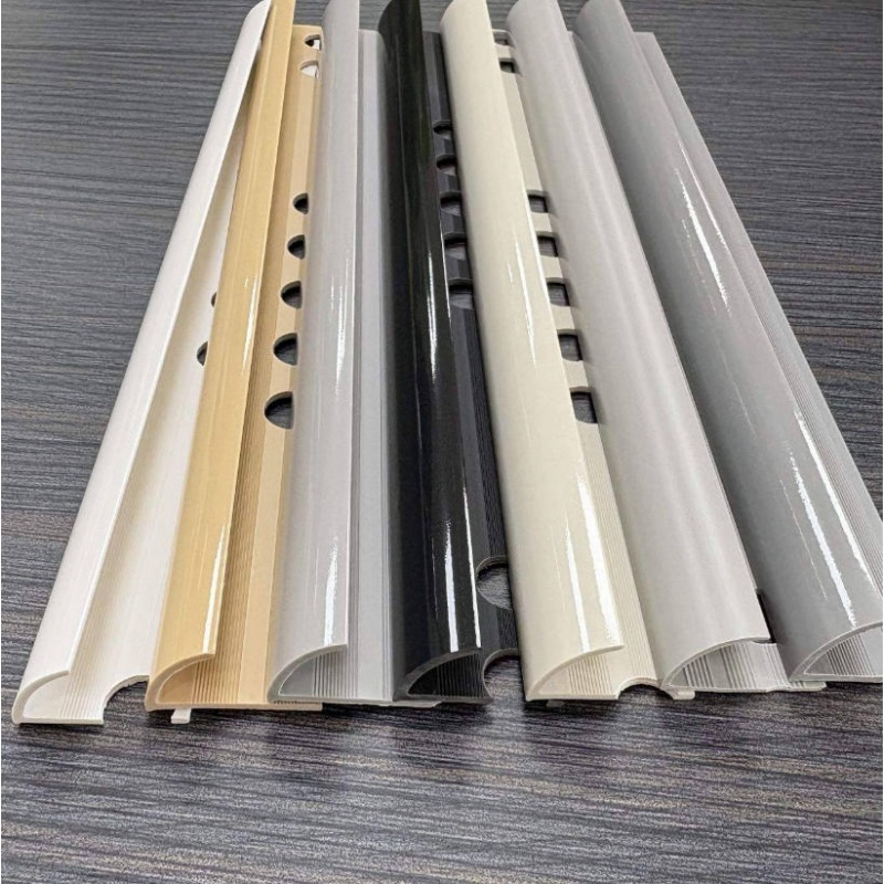 Factory Price Wholesale Customized Wall Corner Round Plastic PVC Tile Trim