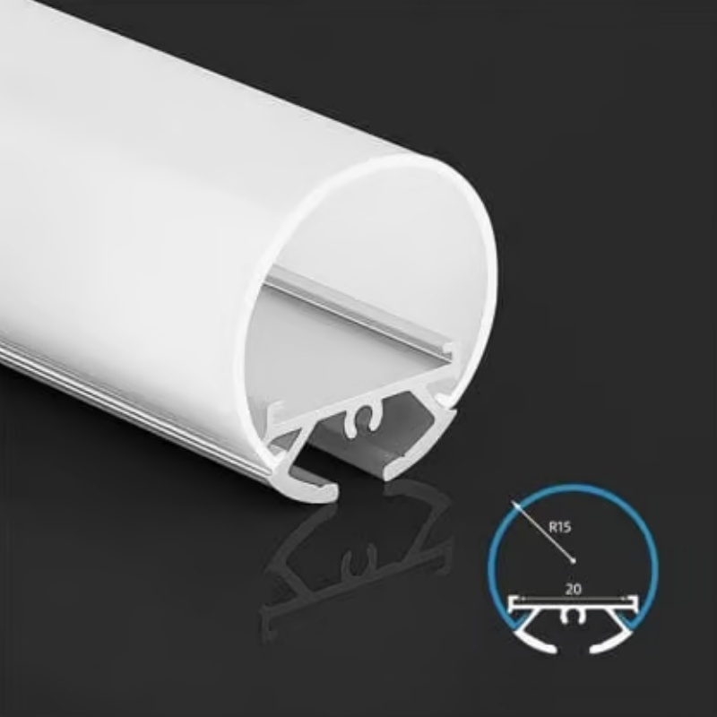 Hot Sell U-Shape 17X08mm Cabinet LED Aluminum Profile