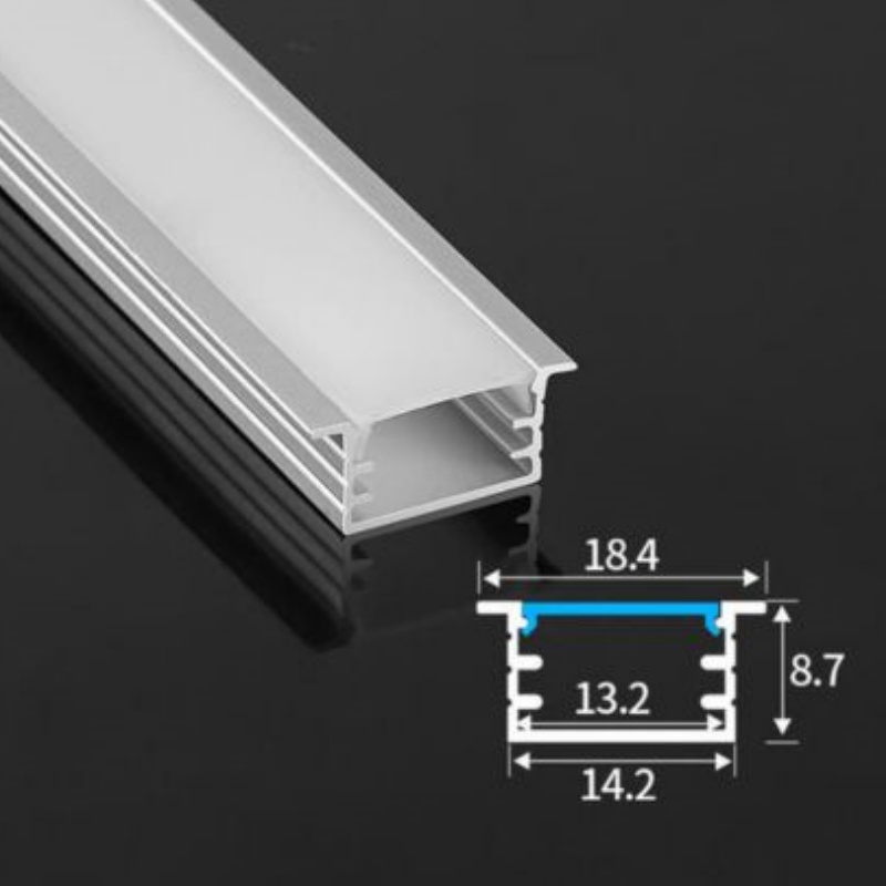 43mm*16mm Drywall Trimless Recessed LED Aluminium Profile for Plasterboard Ceiling