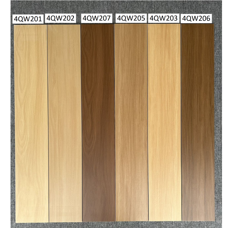 Spanish Outdoor Bedroom Living Room Ceramic Wood Look Porcelain Floor Tile