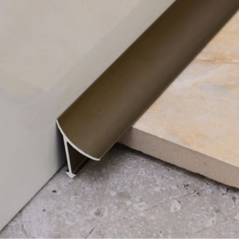 Aluminium External Corner Angle Ceramic Edge Gold Aluminium L Shape Tile Trim
