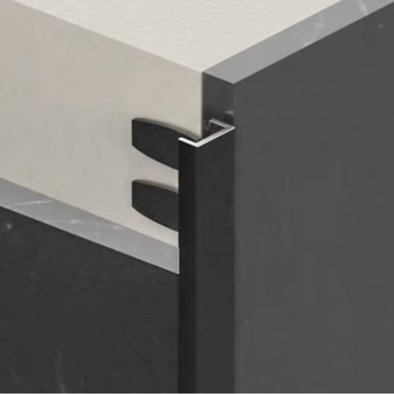 Aluminum U Channel Tile Trim Profile Aluminum Corner Trim Curved Tile Trim for Decorative