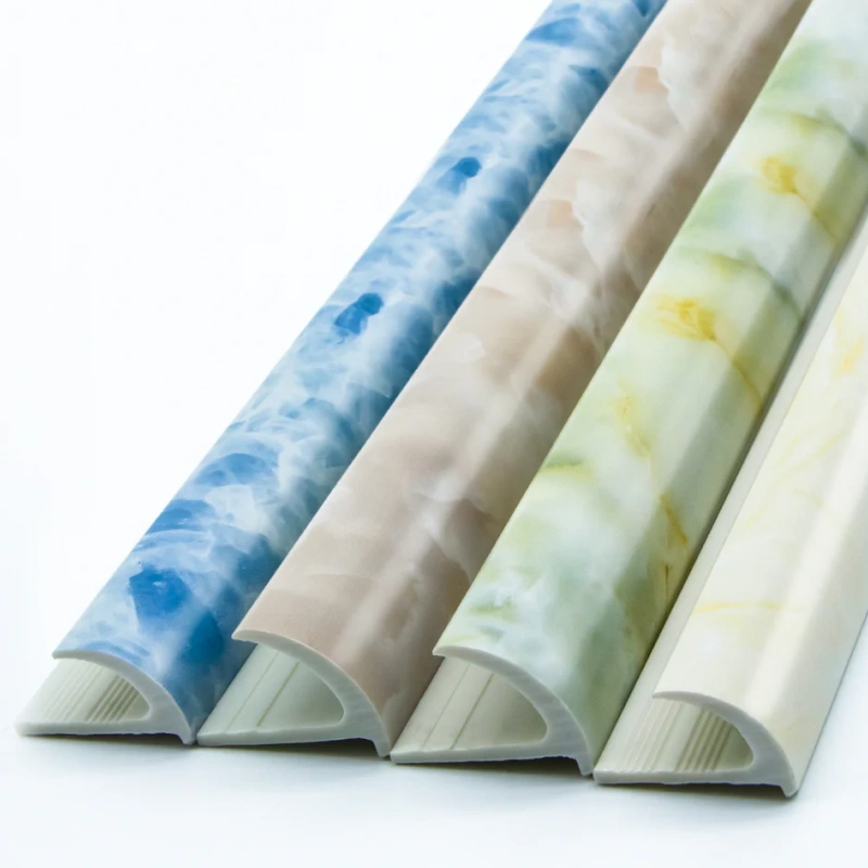 Factory Custom Iraq PVC Profile Ceramic Edge Stone Plastic Tile Corner Trim