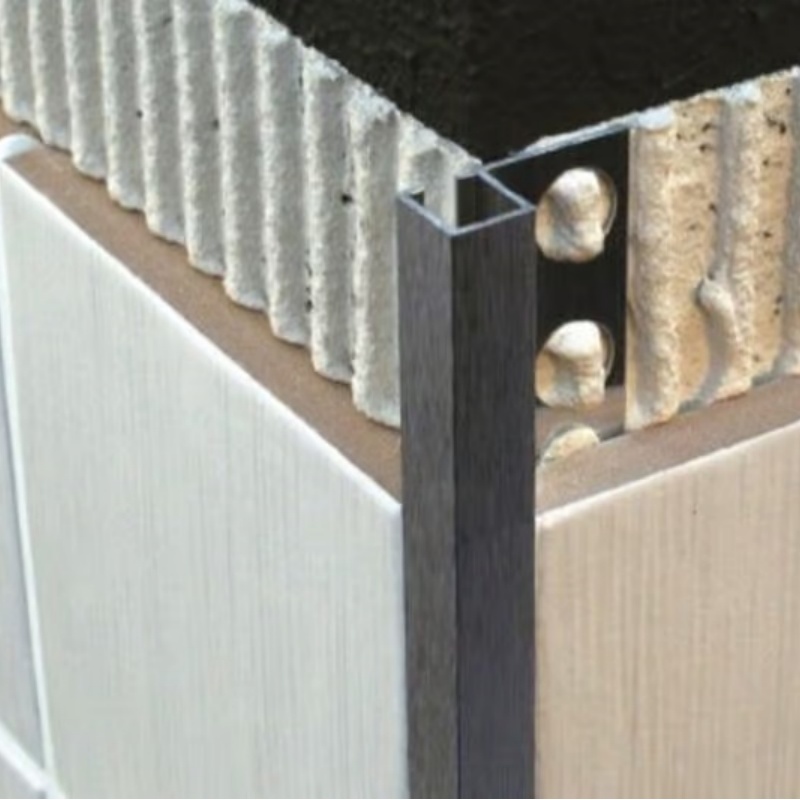 Metal External Aluminum Edge L Corner Shape Profile Wall Ceramic Aluminium Decorative Corners Cove Tile Trim
