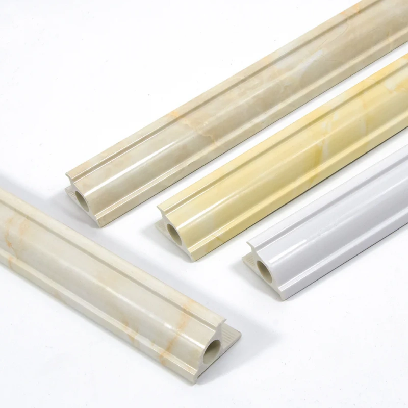 Fashion Design Tile Accessories Ceramic Corner Tile Trim PVC Plastic Edge Trim