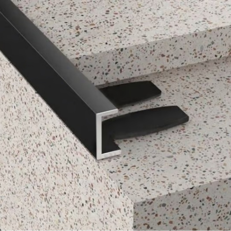 Aluminum U Channel Tile Trim Profile Aluminum Corner Trim Curved Tile Trim for Decorative