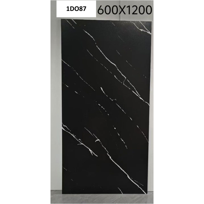 Wholesale Price Rustic Floor Tile Plain Color Matte Ceramic Tile Dark Gray Terrazzo Glazed Porcelain Tiles