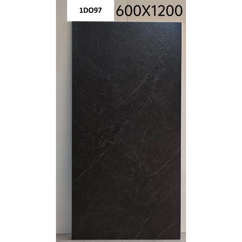 Wholesale Price Rustic Floor Tile Plain Color Matte Ceramic Tile Dark Gray Terrazzo Glazed Porcelain Tiles