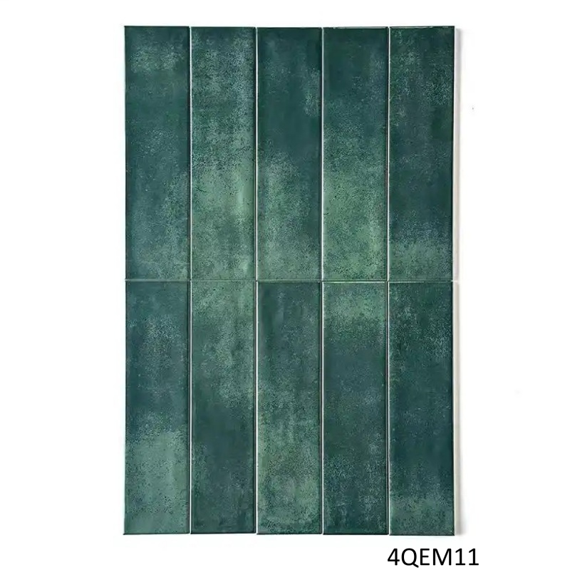 Ceramic Handmade Ocean Blue Wall Tiles 50X200