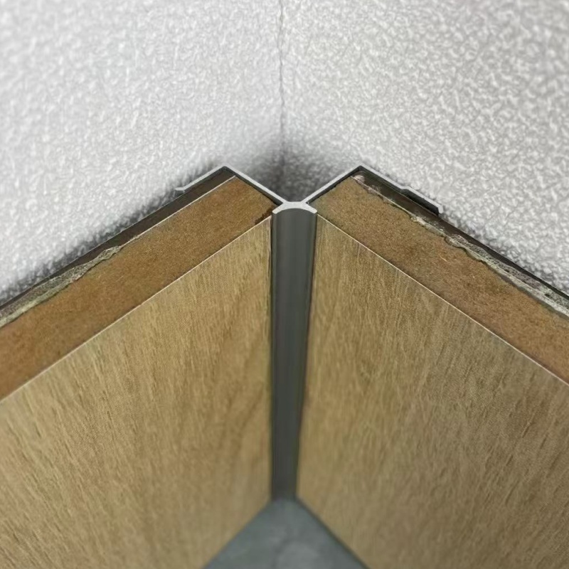 Aluminum Ceramic 2.5m Black Floor Transition Strips Threshold Strip to Tile Edge Door Carpet Trim