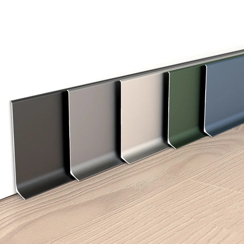 Cost Saving Modern Baseboard Antique Aluminium Profiles Metal Skirting Board