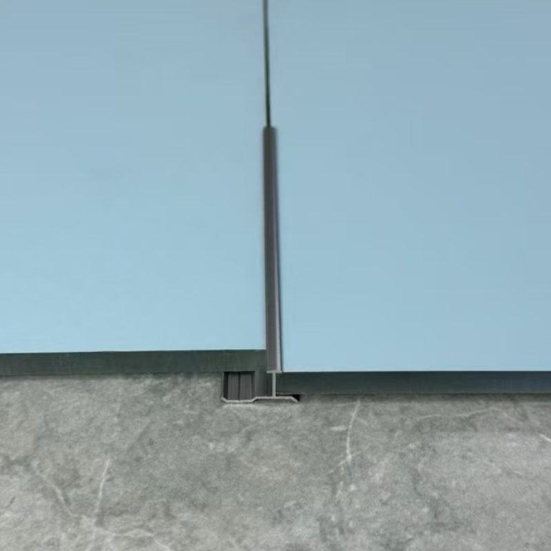 Aluminium Baseboard Profile 60mm Wall Protector Metal Skirting Board