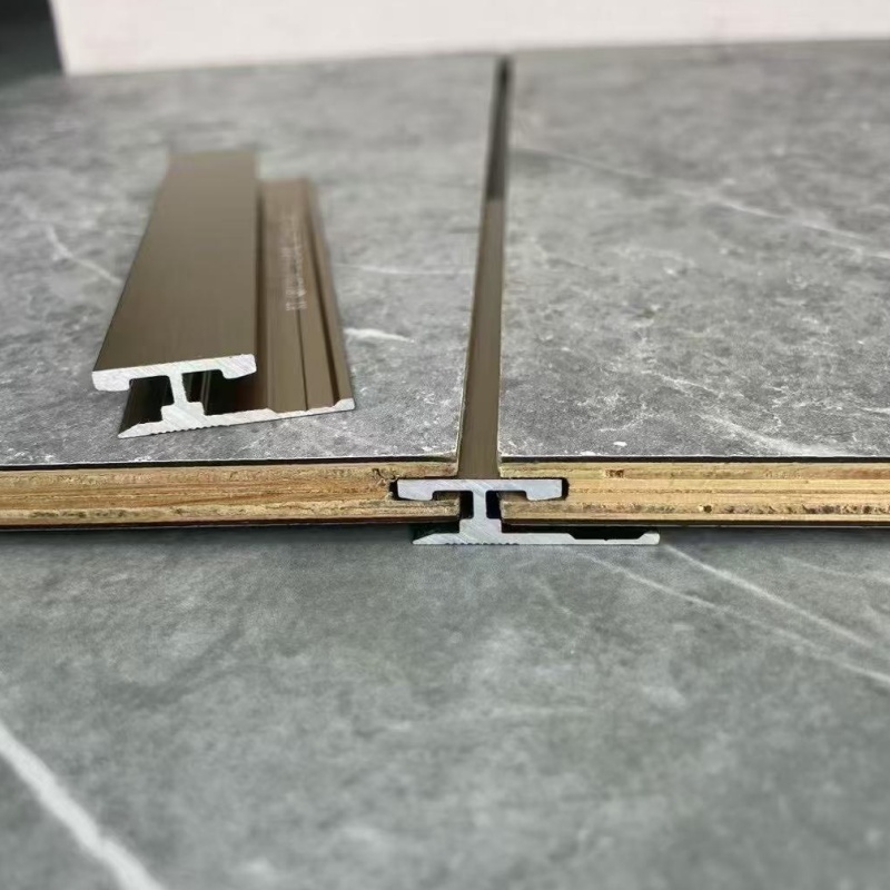 Aluminum Ceramic 2.1m Bronze Trim Edge Bullnose Edging Corner Jolly Beading Tile Square Shape Strip