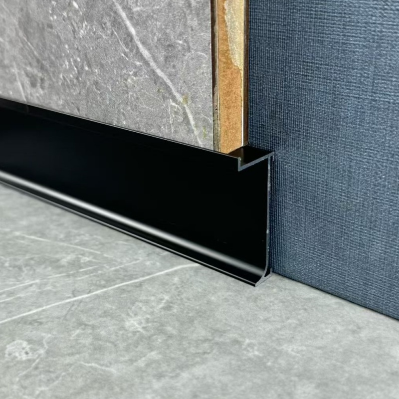 Erushed Wall Border Skirting Profile Aluminium Skirting