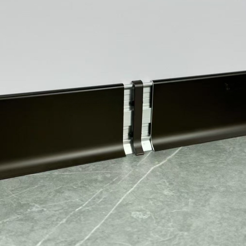 Self Adhesive Aluminium Decorative Wall Protector Skirting Board Line