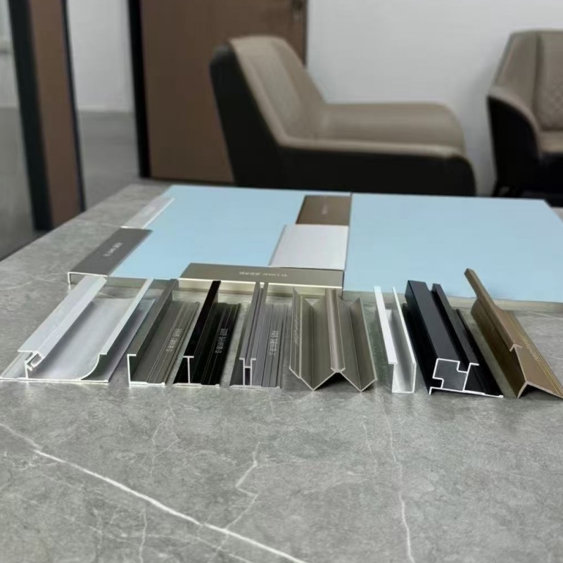 Floor Edge Transition Strip Aluminium Profile Metal Beautify Decoration Modern Design Eco-Friendly Customized Tile Trim