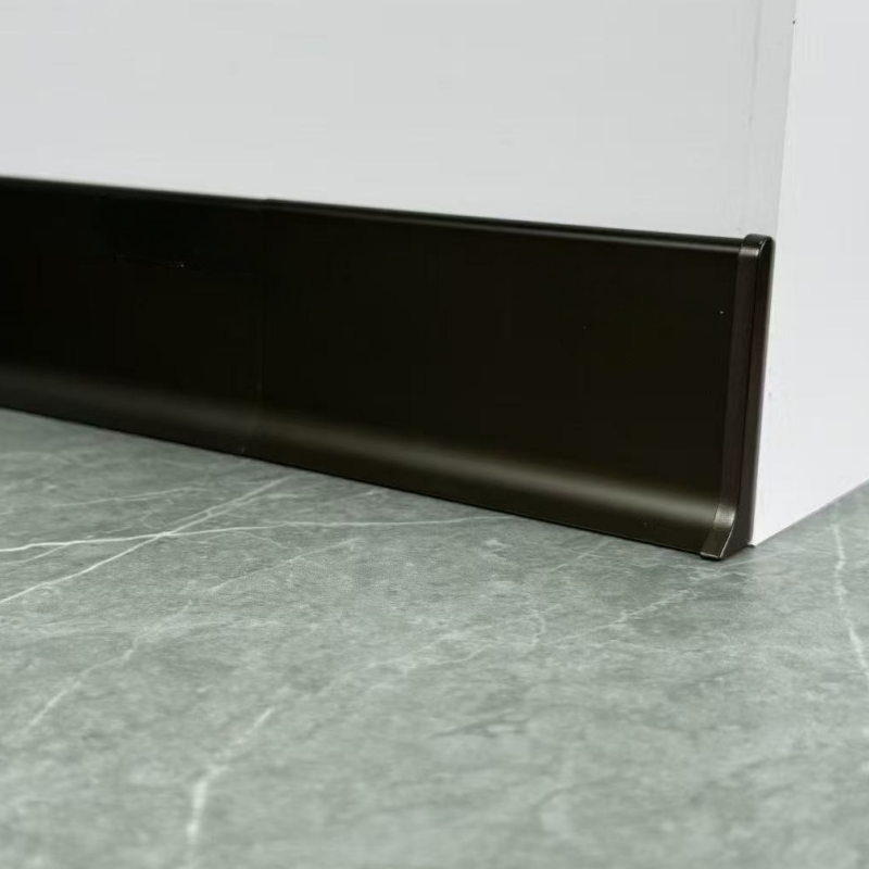 Cost Saving Modern Baseboard Antique Aluminium Profiles Metal Skirting Board
