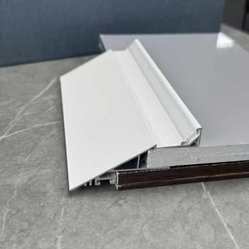 Aluminium Baseboard Profile 60mm Wall Protector Metal Skirting Board
